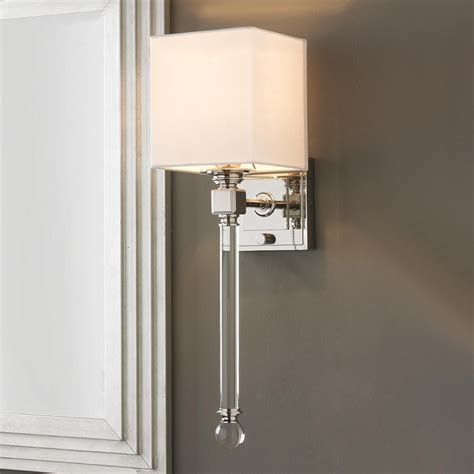 Chic Sophisticate Crystal Torch Sconce Wall Sconces Bedroom Wall