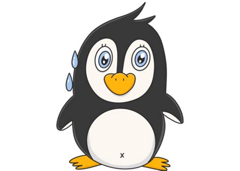 Cartoon Cute Penguin Vector Cartoon Penguin Animal Png And Vector
