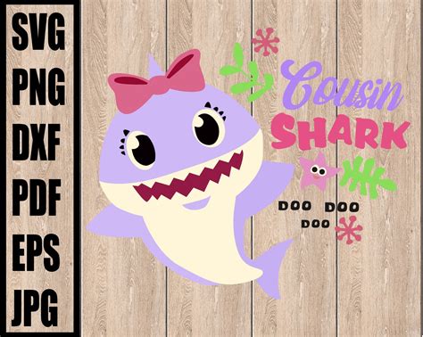 Free Free 304 Cricut Silhouette Baby Shark Svg SVG PNG EPS DXF File