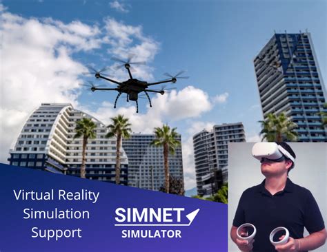 Virtual Reality Simulation For The Drone Industry Using Simnet