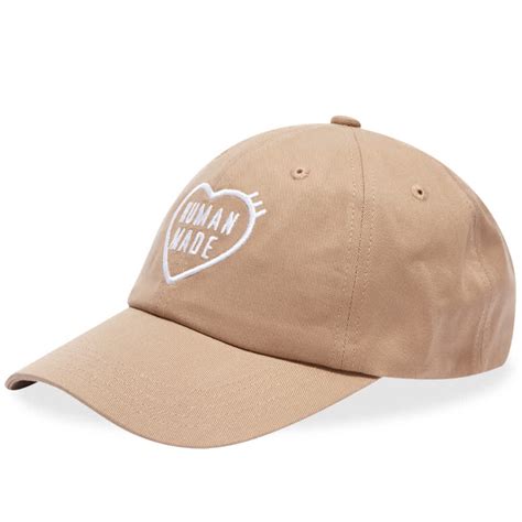 Human Made Heart Logo Cap Beige End