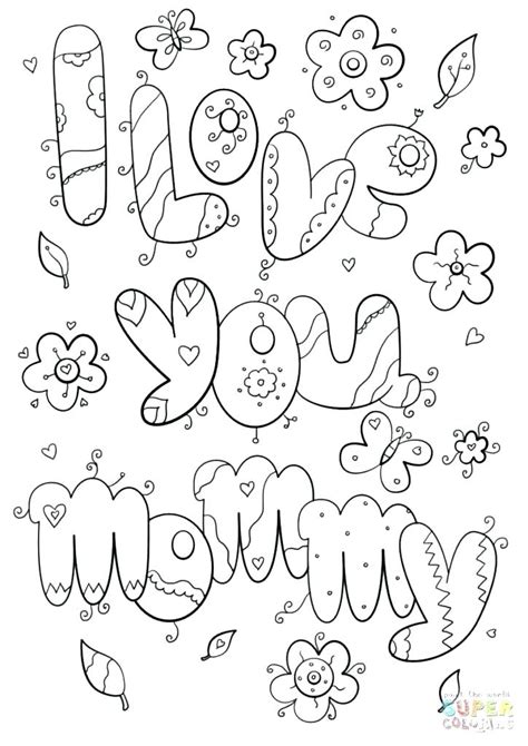 Mom Coloring Pages At Free Printable Colorings Pages