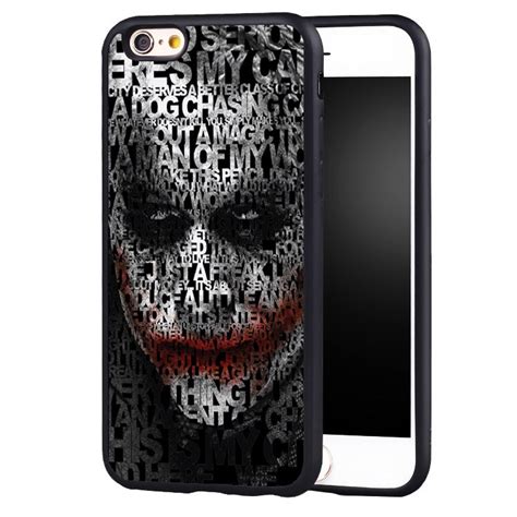 Joker Batman Original Black Case Cover For Iphone 7 7plus 6 6splus 5 5s