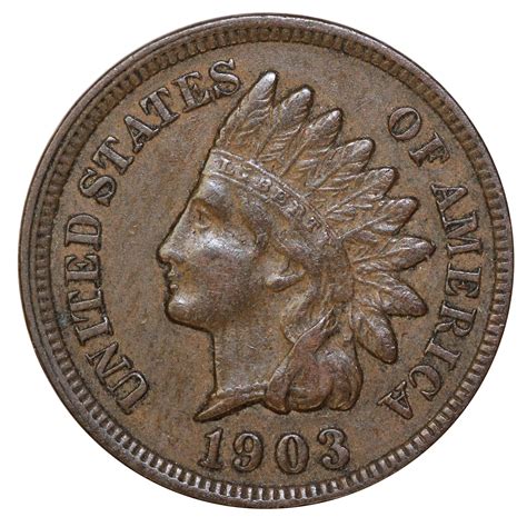 1903 Indian Head Cent Penny Xtra Fine Xf Ebay