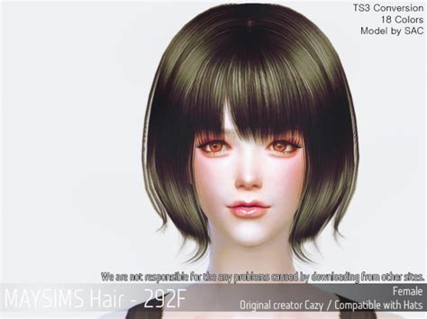 Hair 292f Cazy At May Sims Sims 4 Updates