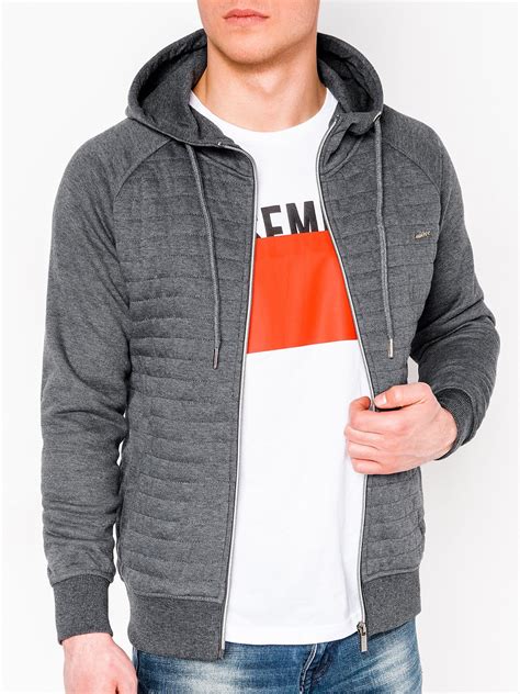 Man, the time to celebrate the glory of love and adopt a new trend in fashion is right here just a few clicks apart waiting for this handsome guy to know top 5 hoodies for streetwear outfits. Men's zip-up hoodie B679 - dark grey | MODONE wholesale ...
