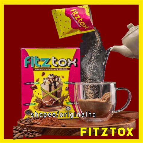 Originalhq💯 Fitztox Premix Mocha Slimming Supplement Bakar Lemak Tanpa