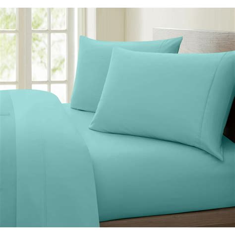 1200 Thread Count Twin Xl Size Deep Pocket Solid Cotton Sheet Set Twin
