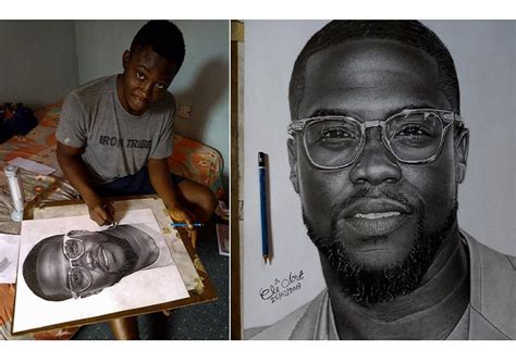 The art of field sketching is the art of learning to observe and draw nature quickly without worrying about the result. The Famous Kevin Hart Pencil Art Appears On Steve Harvey's TV Show • Connect Nigeria