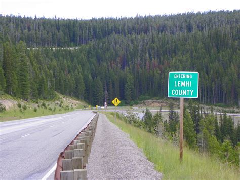Lemhi County Line Entering Lemhi County Idaho From Beaver Flickr