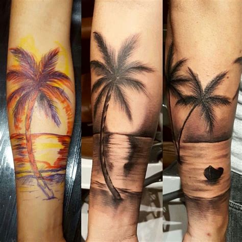 Arriba Imagen Tatuajes De Palmeras Y Playa Alta Definici N Completa K K