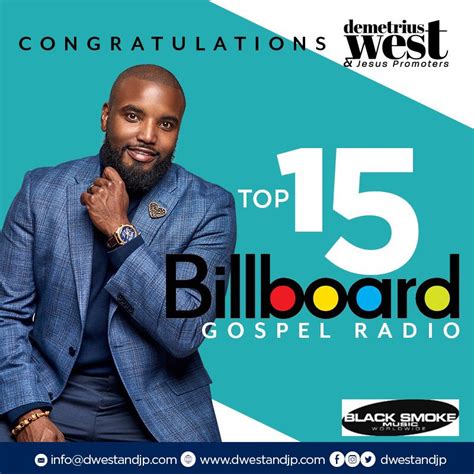 Demetrius West Soars The Billboard Charts Gospel Mix Radio