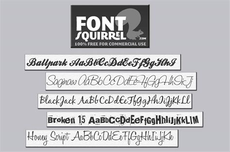 Font Squirrel Has A Huge Selection Of Free Downloadable Fonts Font