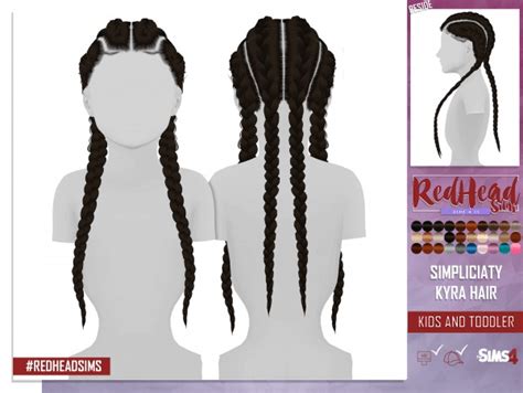 Sims 4 Hairs ~ The Sims Resource Simpliciaty S Kyra Hair Retextured
