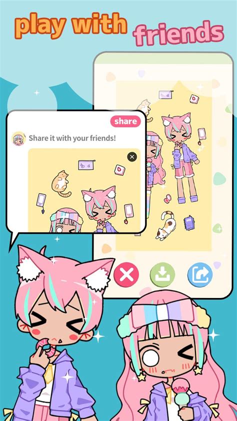 Anime Avatar Studio Cute Dress Up Game For Android Apk Download