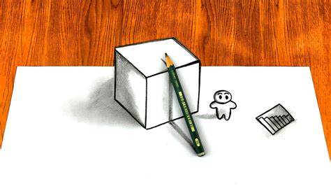 Como Dibujar Cubo En 3d How To Draw A Cube In 3d Videos Para Niños