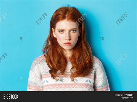Close Angry Redhead Image And Photo Free Trial Bigstock