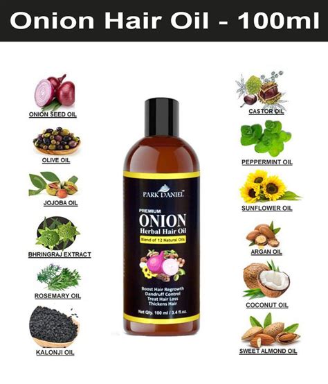 Park Daniel Onion Herbal Hair Oil For Fast Hair Growth