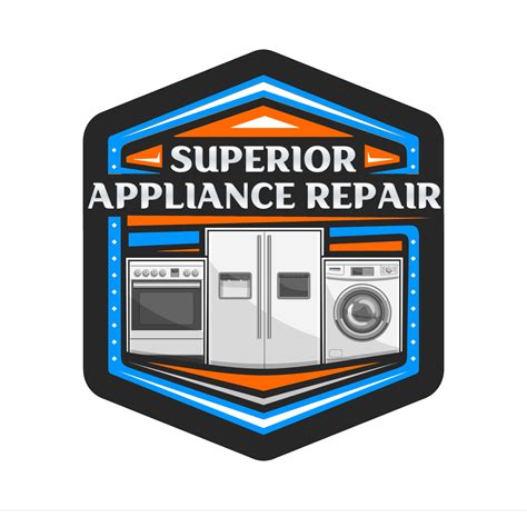 Superior Appliance Repair Logo Black Dirt Designs