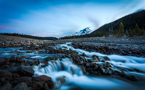 Black Rocks River Rock Landscape Forest Hd Wallpaper Wallpaper Flare