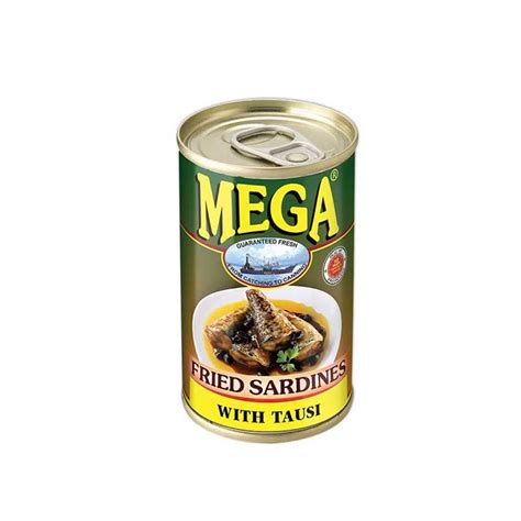 Mega Fried Sardines Tausi 155g Citimart