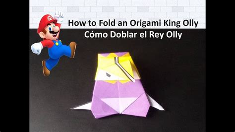 How To Make A Paper King Olly 👑from Paper Mario The Origami King Diy