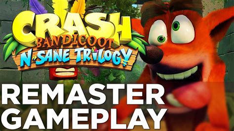 Crash Bandicoot N Sane Trilogy Remastered Gameplay Youtube