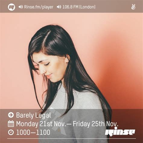 Stream Rinse Fm Podcast Barely Legal 23rd November 2016 By Rinse Fm Listen Online For Free