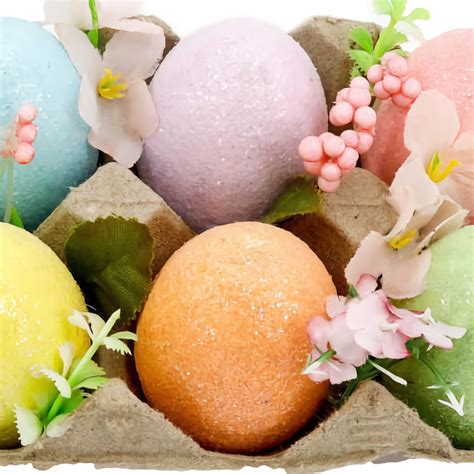 Festive Pastel Easter Eggs In Tray Pack Of 6 Christmas Elves