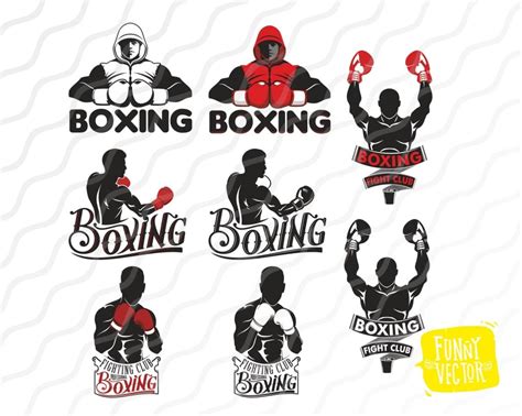 Boxing Man Bundle Svg For Cricut Print Vinil Etsy