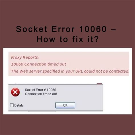 how do you deal with connection timeout with socket error 10060 tommy s computer blog
