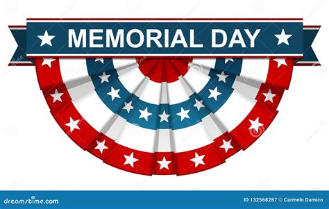 Memorial Day Stock Illustration Illustration Of Remembrance 132568287