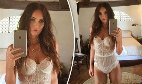 Megan Fox Strips Down To Sexy Lace Lingerie For Sultry Selfie Have