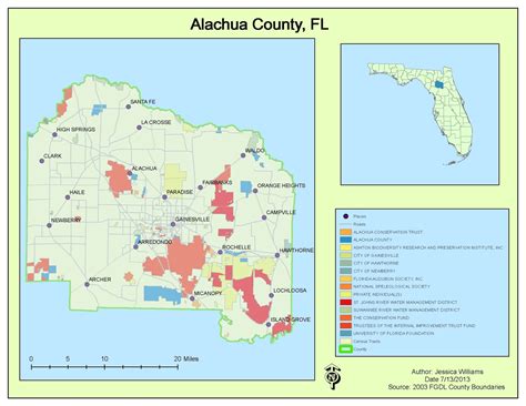 Uwf Online Gis Blog Location Decisions Homing In On Alachua County