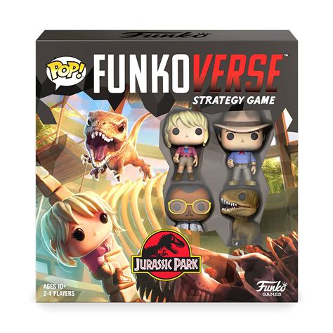 Buy Funkoverse Jurassic Park 4 Pack Exclusive Funko Pop Figures