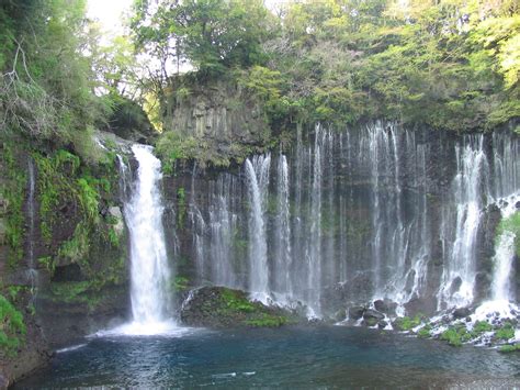 Shiraito Falls Is A Waterfall In Fujinomiya Shizuoka Prefecture Near