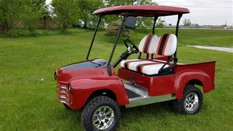 47 Old Truck Custom Golf Cart Club Car Precedent Golf Cart Youtube