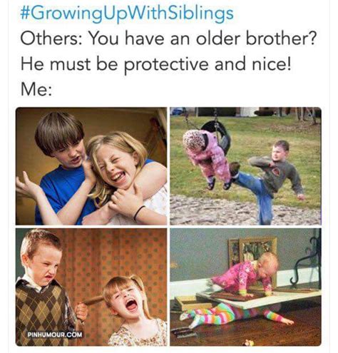Tumblr Funny Funny Memes Hilarious Jokes Growing Up With Siblings