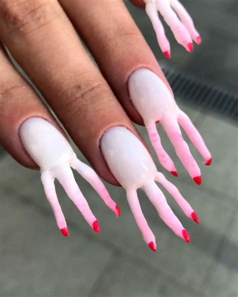 These Nails Have Nails And Its Freaking Us Out In 2020 Bad Nails