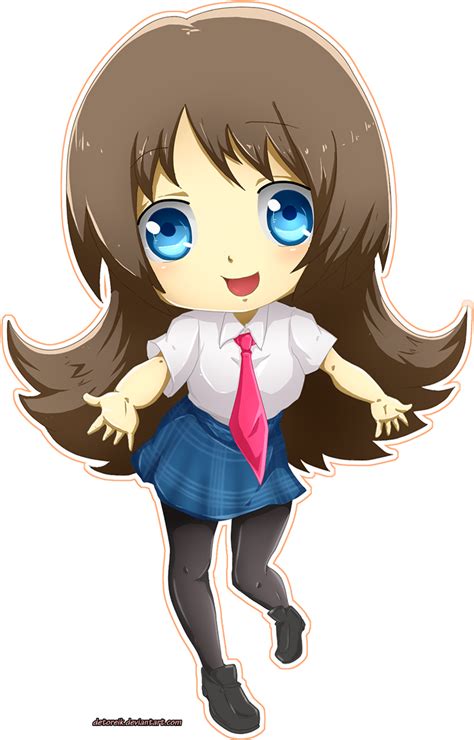 Download Hd Chibi Clipart Student Student Anime Chibi Girl