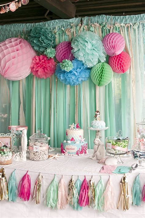 Get the video camera charged. Kara's Party Ideas Littlest Mermaid 1st Birthday Party ...