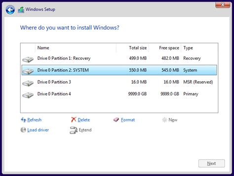 How To Change The Uefi System Partition Size In Windows Setup