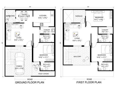 X Duplex House Plan BHK Architego