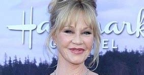 Actress Melanie Griffith Goes Braless In A Sheer Dress Photos