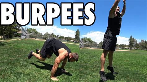 How To Perform Burpees Exercise Tutorial Buff Dudes