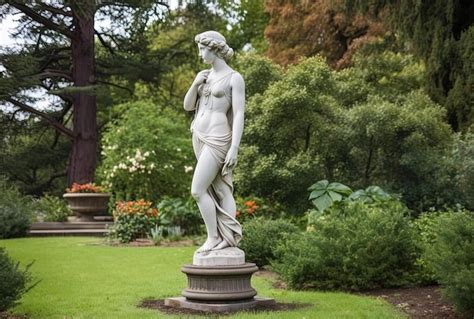 Premium AI Image Plaster Copy Of Greek Statue Of Naked Female Goddess