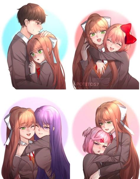 Monika Needs Hugs To Survive Winter Ddlc Literature Club