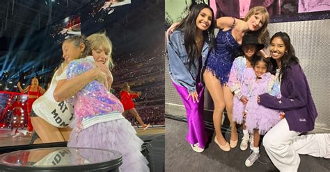 Taylor Swift Gives Kobe Bryant S Daughter Bianka Her 22 Hat During Eras Tour