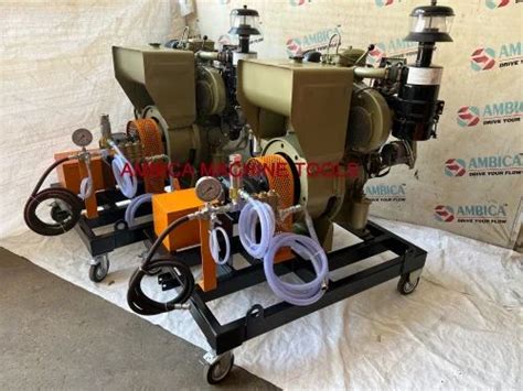 Brass Diesel Engine Driven Hydro Test Pump Direct Coupled Max Flow