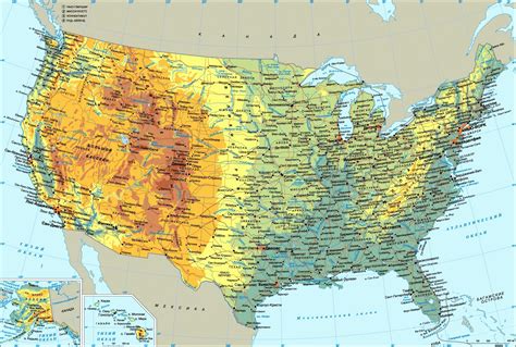 The united states of america ði juˌnaɪtɪd ˌsteɪts əv əˈmerɪkə), сокращённо сша (англ. США - география США
